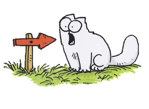 👉 Стикер «simon&;s cat» для Telegram