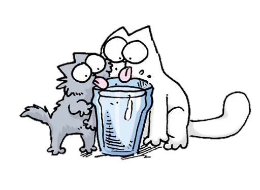 😋 Стикер «simon&;s cat» для Telegram