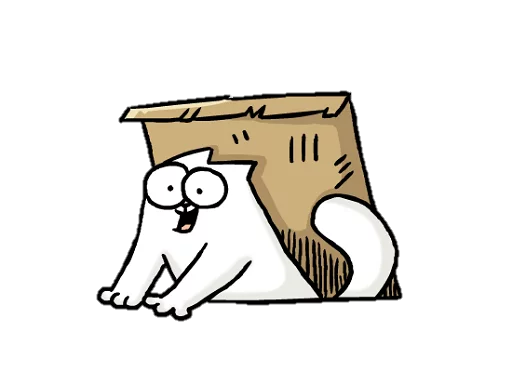 😦 Стикер «simon&;s cat» для Telegram