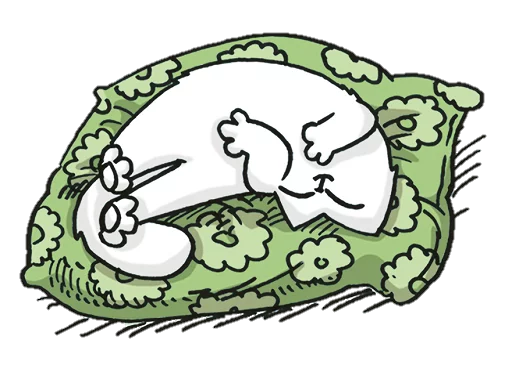 💤 Стикер «simon&;s cat» для Telegram