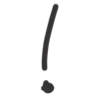 ❗️ Эмодзи «Черные буквы» для Telegram