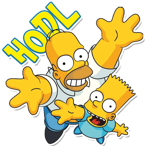 ✊ Стикер «SIMPSONS INU» для Telegram