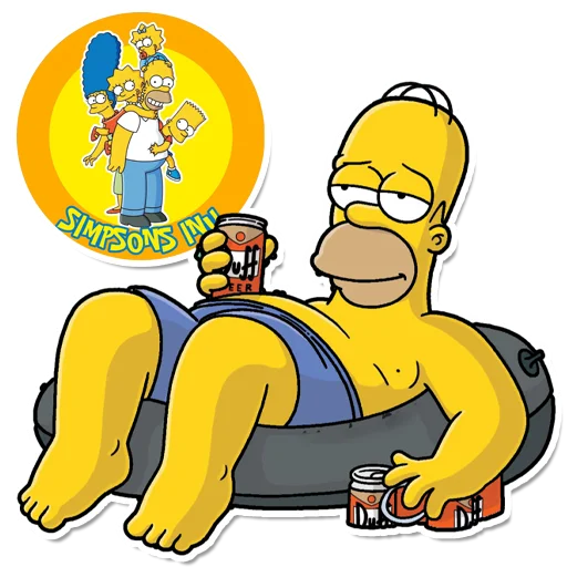😎 Стикер «SIMPSONS INU» для Telegram