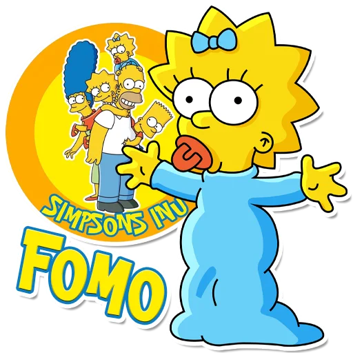😊 Стикер «SIMPSONS INU» для Telegram