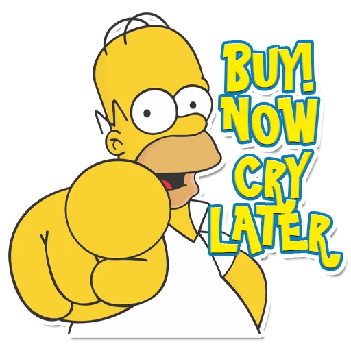 😉 Стикер «SIMPSONS INU» для Telegram