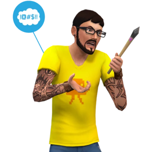 😲 Стикер «SIMS4» для Telegram