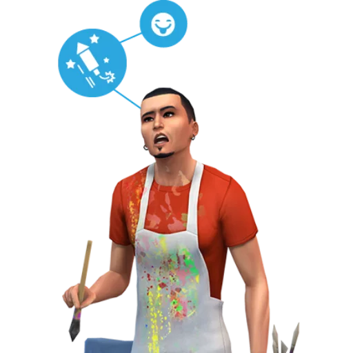 😧 Стикер «SIMS4» для Telegram