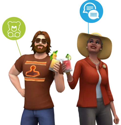 🍹 Стикер «SIMS4» для Telegram