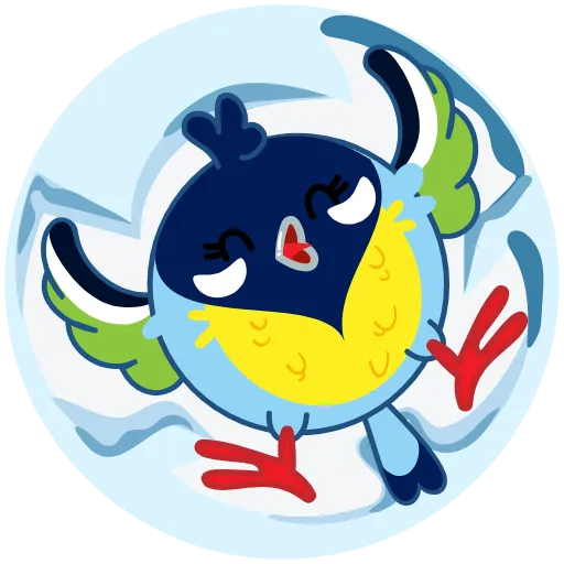 🤩 Эмодзи «Синичка» для Telegram