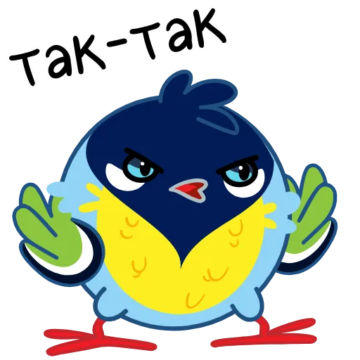 🤩 Эмодзи «Синичка» для Telegram