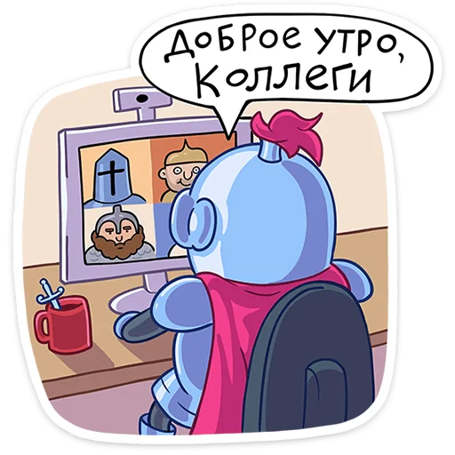 ⭐ Стикер «Сэр Альфред IV Длинноносый» для Telegram