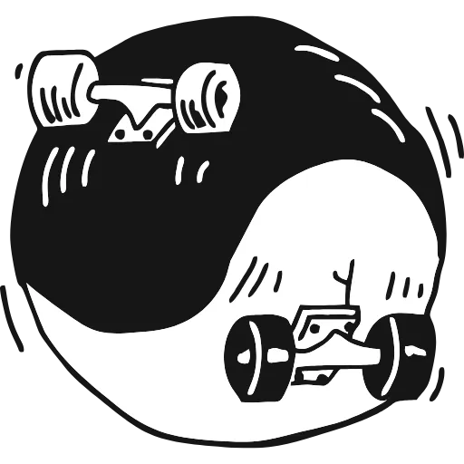 🛹 Эмодзи «Skate Or Die» для Telegram