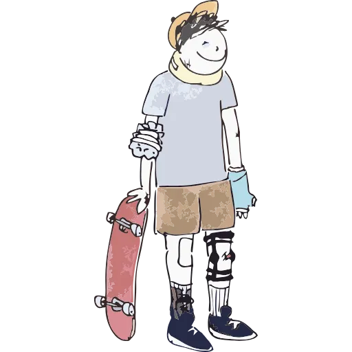 🛹 Эмодзи «Skate Or Die» для Telegram