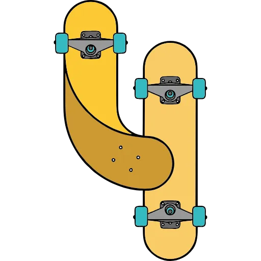 4⃣ Эмодзи «Skate Or Die» для Telegram