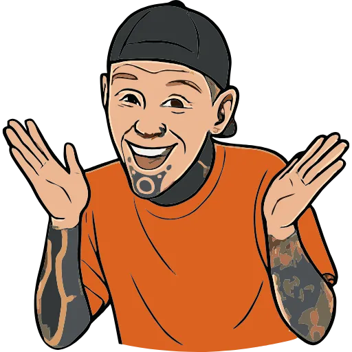 🤩 Эмодзи «Skate Or Die» для Telegram
