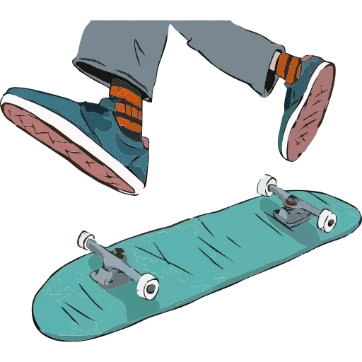 🛹 Эмодзи «Skate Or Die» для Telegram