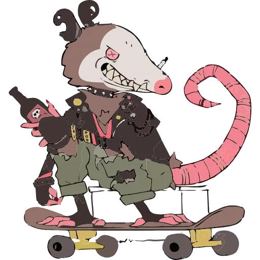 🛹 Эмодзи «Skate Or Die» для Telegram
