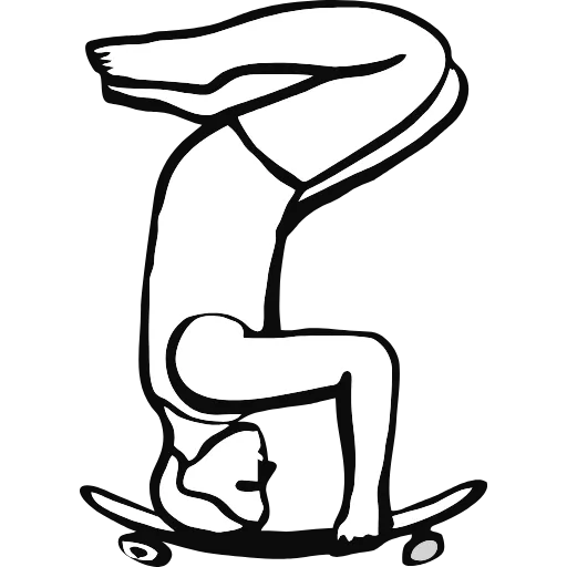 🛹 Эмодзи «Skate Or Die» для Telegram