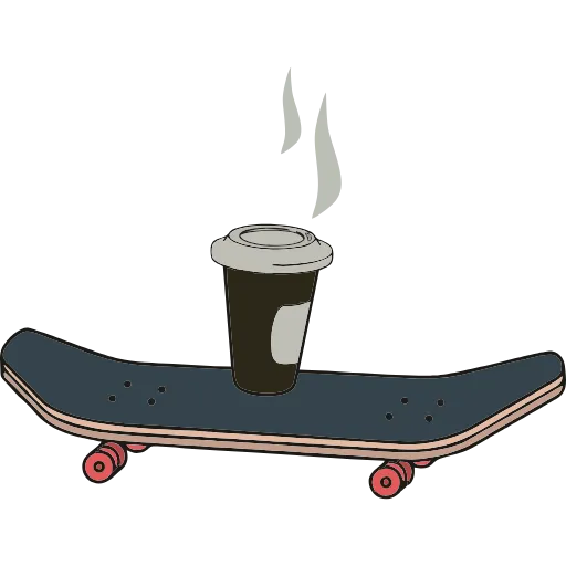 🛹 Эмодзи «Skate Or Die» для Telegram