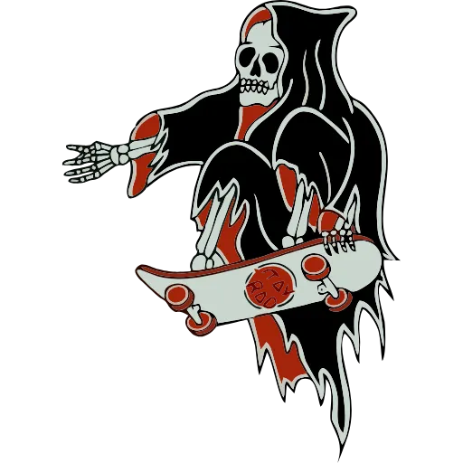🛹 Эмодзи «Skate Or Die» для Telegram