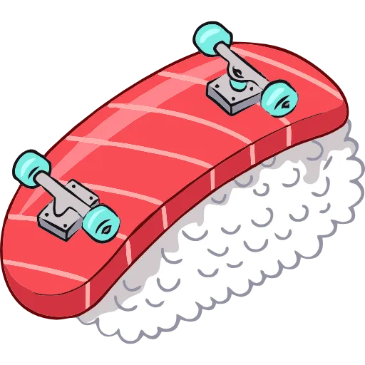 🛹 Эмодзи «Skate Or Die» для Telegram