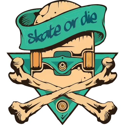 🛹 Эмодзи «Skate Or Die» для Telegram