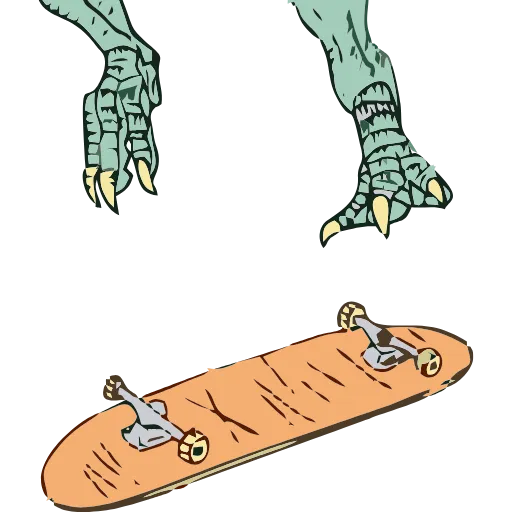 🛹 Эмодзи «Skate Or Die» для Telegram