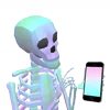 ❤️ Эмодзи «👋 Skeleton - смайлы со скелетиками» для Telegram