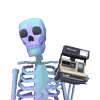 📷 Эмодзи «👋 Skeleton - смайлы со скелетиками» для Telegram