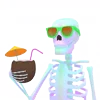 🧉 Эмодзи «👋 Skeleton - смайлы со скелетиками» для Telegram