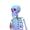 🥤 Эмодзи «👋 Skeleton - смайлы со скелетиками» для Telegram