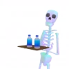 🧃 Эмодзи «👋 Skeleton - смайлы со скелетиками» для Telegram