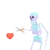 ✂️ Эмодзи «👋 Skeleton - смайлы со скелетиками» для Telegram