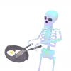 🍳 Эмодзи «👋 Skeleton - смайлы со скелетиками» для Telegram