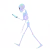 🚶‍♂️ Эмодзи «👋 Skeleton - смайлы со скелетиками» для Telegram