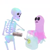 🤑 Эмодзи «👋 Skeleton - смайлы со скелетиками» для Telegram
