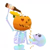 🎃 Эмодзи «👋 Skeleton - смайлы со скелетиками» для Telegram