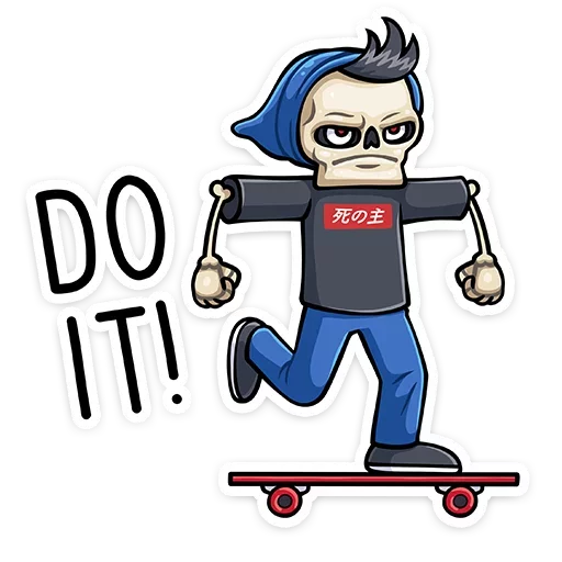 💪 Стикер «Скелетоха» для Telegram