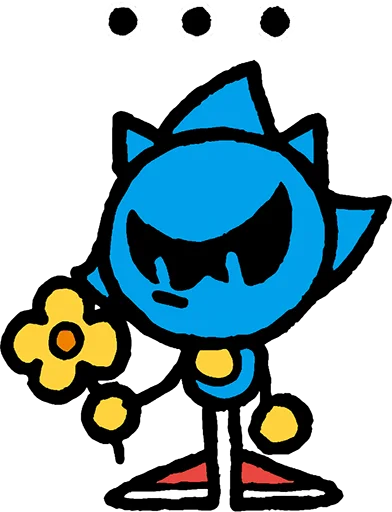 💐 Стикер «Sonic the Sketchog» для Telegram