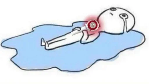 😭 Стикер «бездомные дети» для Telegram