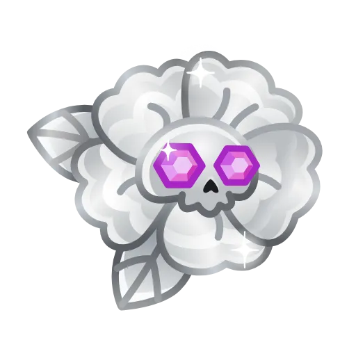 🌼 Эмодзи «Skull Flower» для Telegram