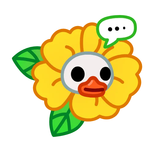 🌼 Эмодзи «Skull Flower» для Telegram
