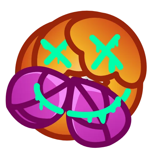 🌼 Эмодзи «Skull Flower» для Telegram