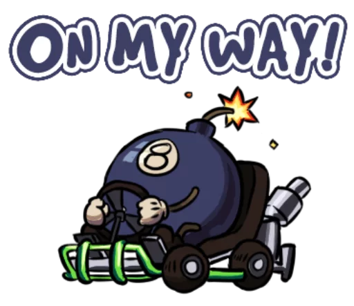 🚗 Стикер «Skullgirls Launch» для Telegram