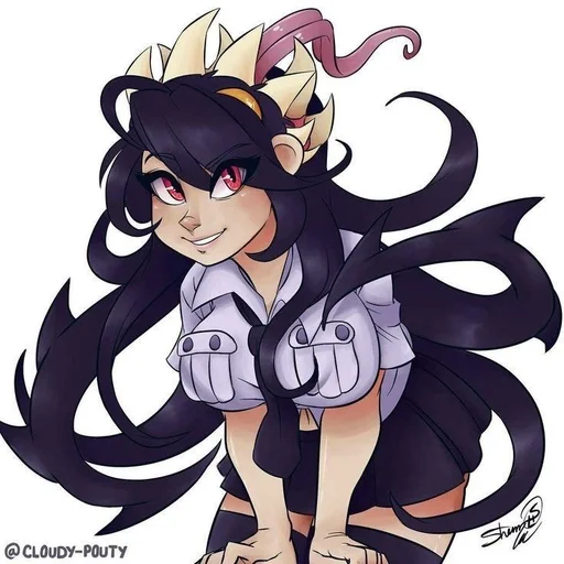 ☺️ Стикер «Skullgirls» для Telegram