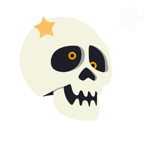 Стикерпак Skull для Telegram — скачать