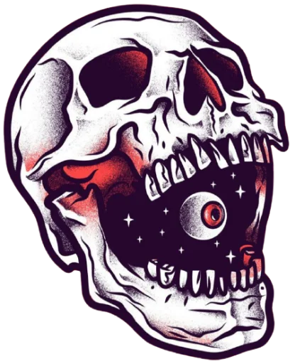 Стикерпак skullUI для Telegram — скачать
