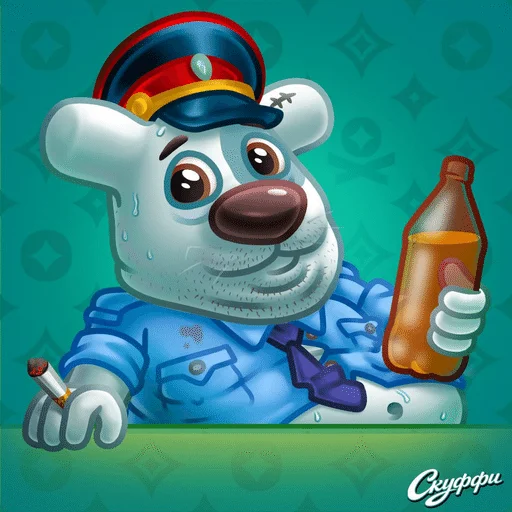 🌟 Стикер «Скуффи» для Telegram