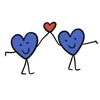 💕 Эмодзи «Karma Blue» для Telegram
