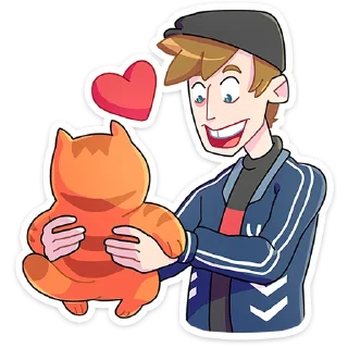 ❤ Стикер «Славик вернулся» для Telegram